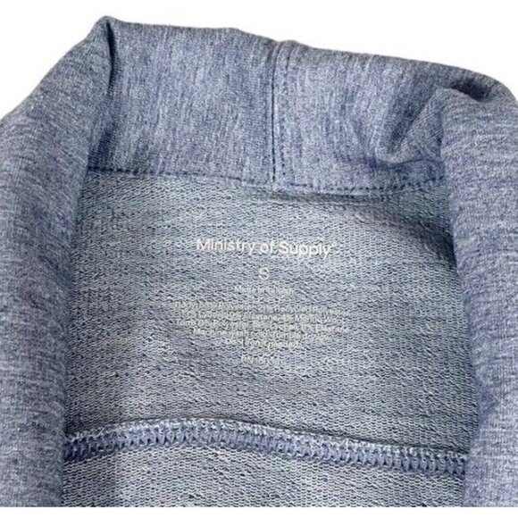 Ministry of Supply Women's Sz S Fusion Terry Cardigan Light Blue NWT - Picture 5 of 8